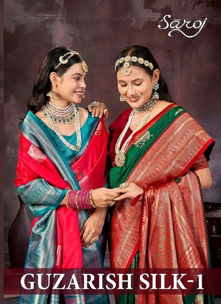 Guzarish Silk Vol 1 By Saroj Silk Occasion Wear Saree Suppliers In India
